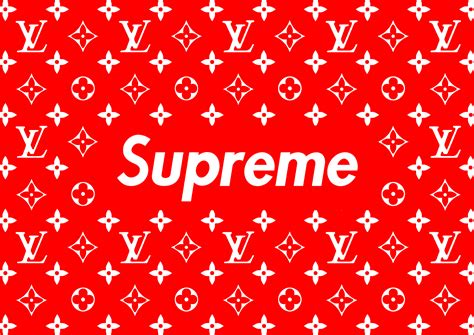 supreme e louis vuitton wallpaper